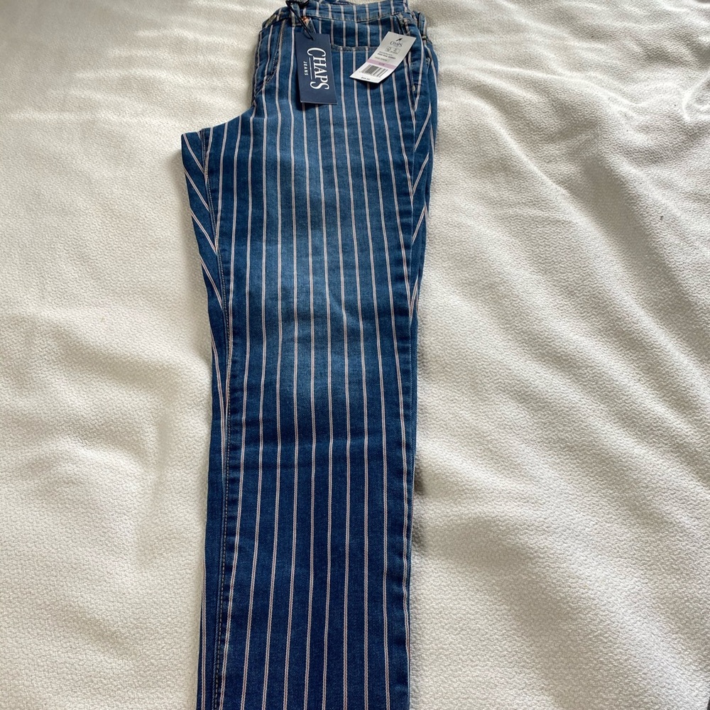 Chaps Blue Stripe Jeans